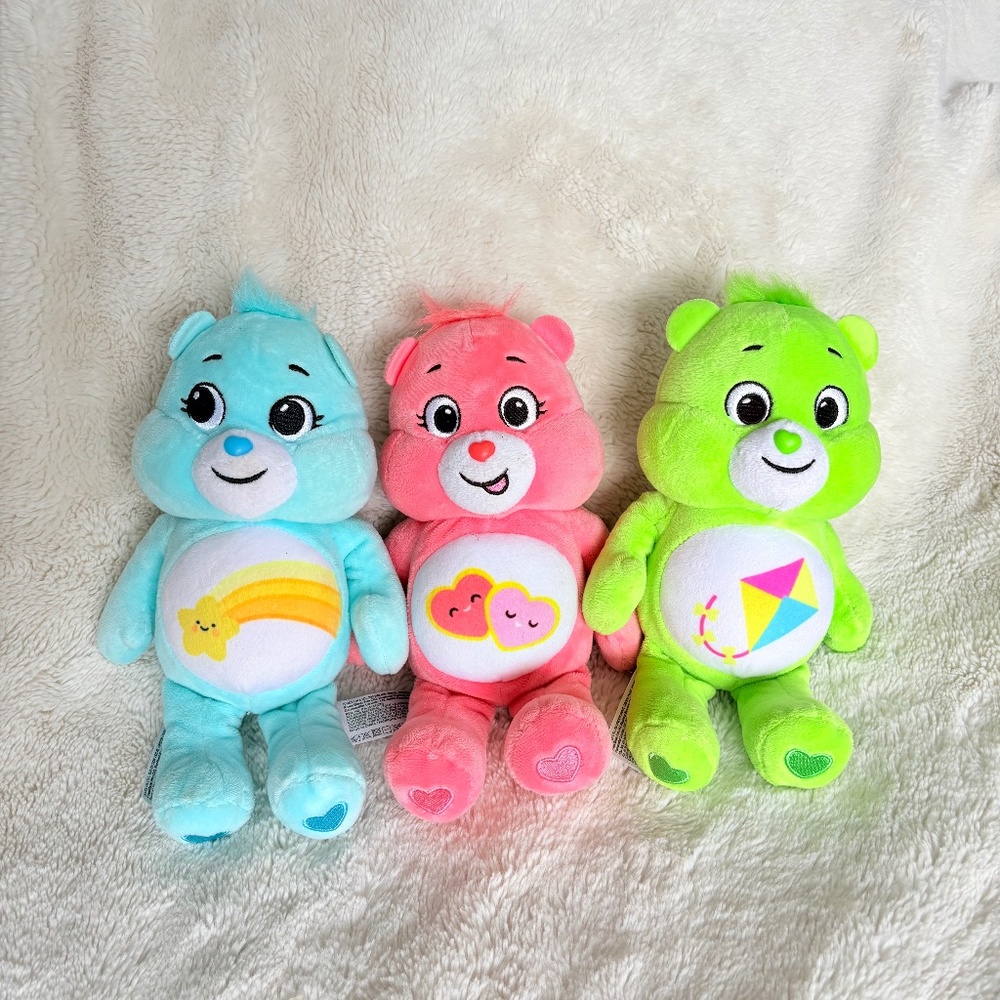 Care Bears Plush Lot | Kawaii Collectibles | Pastel Nostalgia |